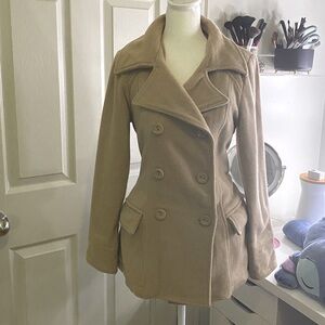 Vintage Tan Peacoat